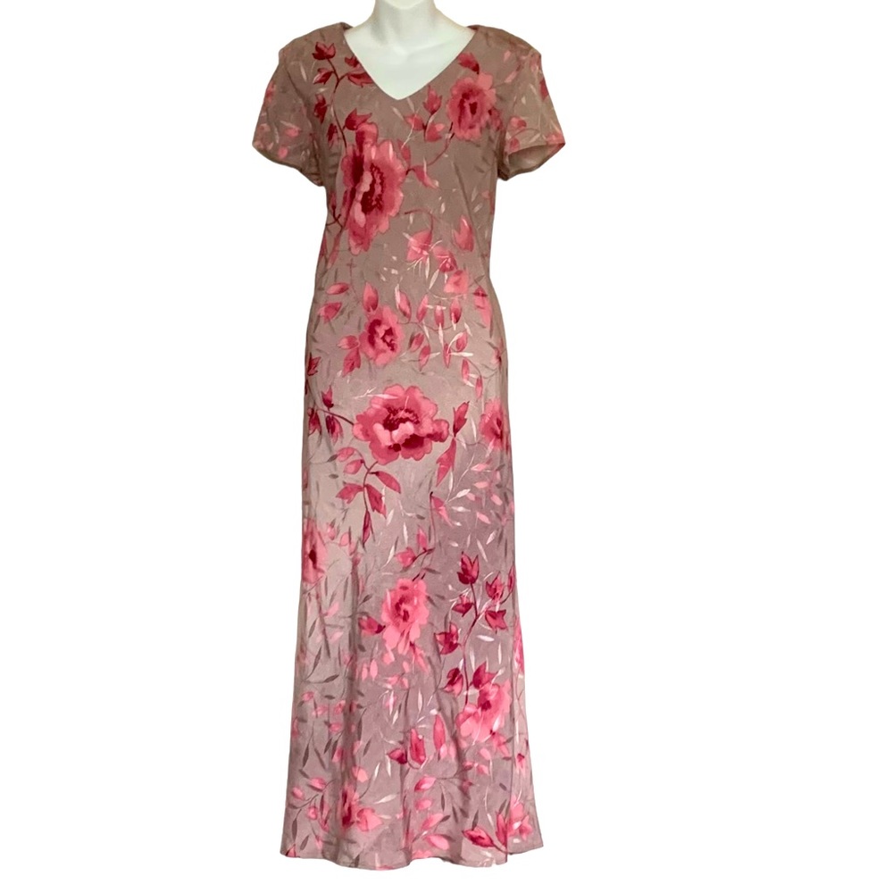 Molly Malloy Vintage Floral Maxi Dress Size 8
